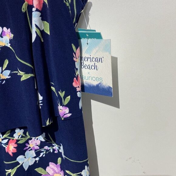 Maurices Women's Multicolor Floral Spaghetti Strap Tankini Size Small NWT - Picture 3 of 11